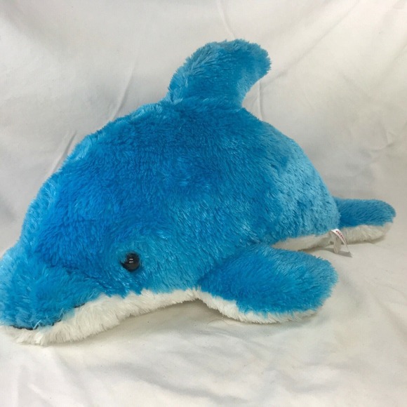 Aurora World Blue Ivory Dolphin 20" Large Stuffed Plush SOFT | RARE/Hard To Find - Picture 2 of 6